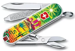 Мультитул Victorinox Classic LE Mexican Sunset (0.6223.L1807) - фото Мультитул Victorinox Classic LE Mexican Sunset (0.6223.L1807)