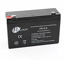 Акумуляторна батарея PrologiX 6V 12Ah (PS12-6)