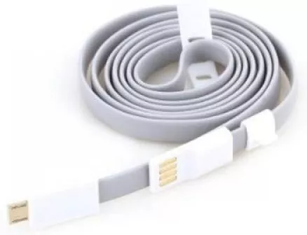 Кабель Auzer AC-M1 USB-A - micro USB 1м cable Grey - фото 1