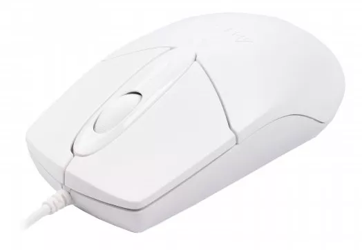 Комп'ютерна мишка A4Tech OP-720 USB White - фото 1