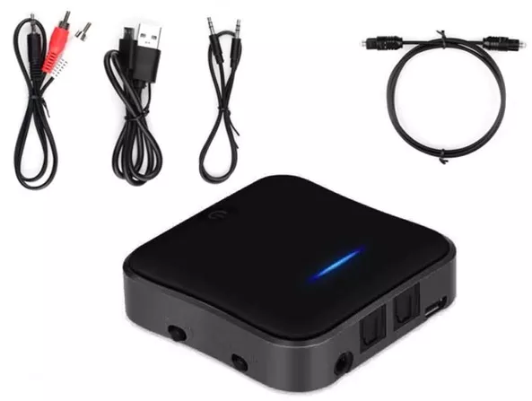 Блютуз-адаптер Vikefon BT-B19 Bluetooth 5.0 AptX HD Black - фото 4