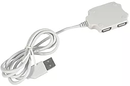 USB хаб EasyLife USP-1010 4-in-1 white - фото USB хаб EasyLife USP-1010 4-in-1 white