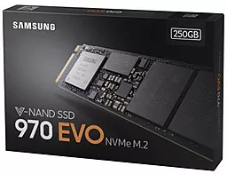 Накопичувач SSD Samsung 970 EVO 250 GB M.2 2280 (MZ-V7E250BW) - мініатюра 5