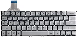 Клавіатура для ноутбуку Acer Aspire S7-392 NK.I1113.02C срібляста