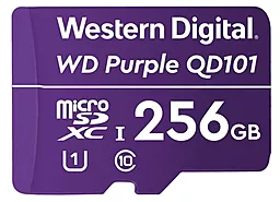 Карта пам'яті WD 256 GB microSDXC UHS-I Class 10 Purple QD101 (WDD256G1P0C) - фото Карта пам'яті WD 256 GB microSDXC UHS-I Class 10 Purple QD101 (WDD256G1P0C)