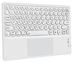 Клавіатура AIRON Easy Tap 2 Bluetooth White (4822352781089) - мініатюра 2