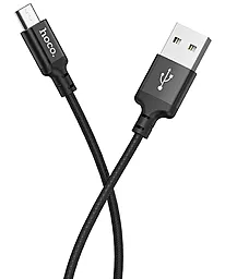 Кабель Hoco X14 Times Speed USB-A - micro USB 12w 2.4a 1м cable Black - мініатюра 3 Кабель Hoco X14 Times Speed USB-A - micro USB 12w 2.4a 1м cable Black - мініатюра 3