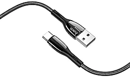 Кабель USB Hoco U89 Safeness USB Type-C Cable Black - миниатюра 2