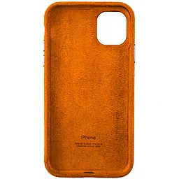 Чехол Epik ALCANTARA Case Full Apple iPhone 11 Orange - миниатюра 2