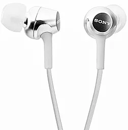 Наушники Sony MDR-EX155 White - фото Наушники Sony MDR-EX155 White