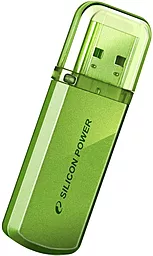 Флешка Silicon Power Helios 101 16Gb (SP016GBUF2101V1N) green - фото Флешка Silicon Power Helios 101 16Gb (SP016GBUF2101V1N) green