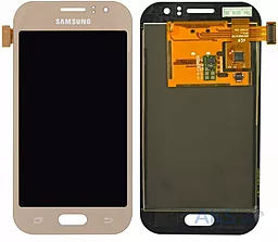 Дисплей Samsung Galaxy J1 Ace J110 з тачскріном, (TFT), Gold