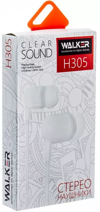 Наушники Walker H305 White - фото 2