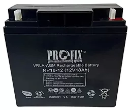 Аккумуляторная батарея ProFix VRLA-AGM 12V 18Ah (NP18-12)