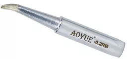 Паяльне жало з вигином Aoyue T-0.2RB nickel plating - фото Паяльне жало з вигином Aoyue T-0.2RB nickel plating