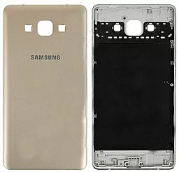 Задняя крышка корпуса Samsung Galaxy A7 A700F / A700H Original Champagne Gold - фото Задняя крышка корпуса Samsung Galaxy A7 A700F / A700H Original Champagne Gold
