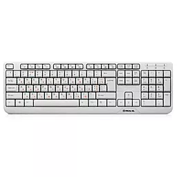 Клавиатура REAL-EL 500 Standard, USB, white (EL123100011) - фото Клавиатура REAL-EL 500 Standard, USB, white (EL123100011)