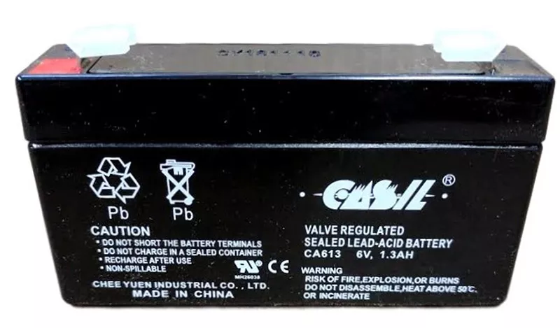 Акумуляторна батарея Casil 6V 1.3Ah (CA613) - фото 3