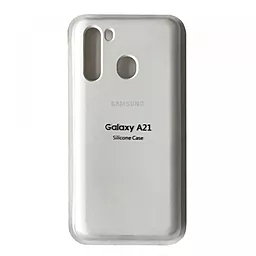 Чехол Epik Silicone Case Full для Samsung Galaxy A21 A215 (2020) White