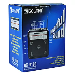 Радіоприймач Golon RX-9100 Red - мініатюра 3