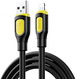 Кабель Remax RC-C113 Ruinay Series USB-A - Lightning cable 12w 2.4a 1м cable Black - фото Кабель Remax RC-C113 Ruinay Series USB-A - Lightning cable 12w 2.4a 1м cable Black