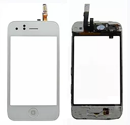 Сенсор (тачскрин) Apple iPhone 3G with frame White