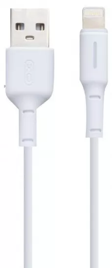 Кабель XO NB112 USB-A - Lightning 12w 3a 1м cable White - фото 1