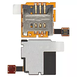 Шлейф Samsung B7330 з коннектором SIM-карти