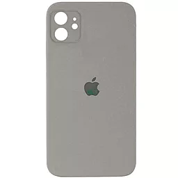 Чохол Silicone Case Full Camera Square для Apple iPhone 11 Grey
