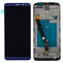 Дисплей Huawei Mate 10 Lite, Nova 2i, G10, Maimang 6, Honor 9i 2017 с тачскрином и рамкой, Blue - фото Дисплей Huawei Mate 10 Lite, Nova 2i, G10, Maimang 6, Honor 9i 2017 с тачскрином и рамкой, Blue