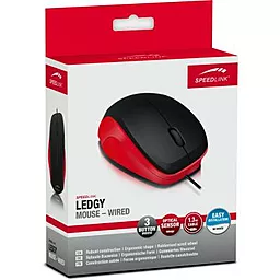 Компьютерная мышка Speedlink LEDGY (SL-610000-BKRD) black-red - миниатюра 4