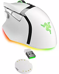 Компьютерная мышка Razer Basilisk V3 Pro 35K White (RZ01-05240200-R3G1) - фото Компьютерная мышка Razer Basilisk V3 Pro 35K White (RZ01-05240200-R3G1)