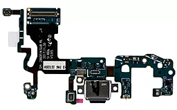 Нижняя плата Samsung Galaxy S9 G960 с разъемом зарядки и микрофоном - фото Нижняя плата Samsung Galaxy S9 G960 с разъемом зарядки и микрофоном