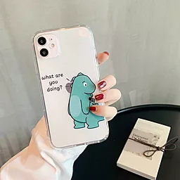 Чохол Apple Cute Cartoon Animal Dinosaur TPU Case iPhone 13 Design 1