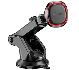 Держатель Borofone BH125 Roman magnetic car holder Black, Red - фото Держатель Borofone BH125 Roman magnetic car holder Black, Red
