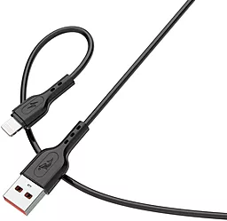Кабель SkyDolphin S66L USB-A - Lightning 12w 2.4a 1м cable Black - фото Кабель SkyDolphin S66L USB-A - Lightning 12w 2.4a 1м cable Black