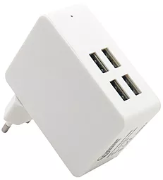 Сетевое зарядное устройство ExtraDigital 2.4a 4xUSB-A ports home charger white (ED-4U20IC)