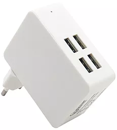 Сетевое зарядное устройство ExtraDigital 2.4a 4xUSB-A ports home charger white (ED-4U20IC) - фото Сетевое зарядное устройство ExtraDigital 2.4a 4xUSB-A ports home charger white (ED-4U20IC)