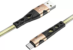 Кабель Hoco U105 Treasure Jelly USB-A - micro USB 12w 2.4a 1.2м cable Gold - миниатюра 2 Кабель Hoco U105 Treasure Jelly USB-A - micro USB 12w 2.4a 1.2м cable Gold - миниатюра 2