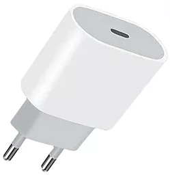 Мережевий зарядний пристрій з швидкою зарядкою WUW C145 20W PD USB-C home charger white