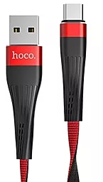 Кабель Hoco U39 Slender USB-A - Type-C 12w 2.4a 1.2м cable Red - фото Кабель Hoco U39 Slender USB-A - Type-C 12w 2.4a 1.2м cable Red