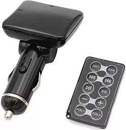 Автомобільний зарядний пристрій з FM трансмітером EasyLife H9 2.4a car charger black