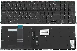 Клавиатура для ноутбука HP ProBook 450 G8, 455 G8 с подсветкой клавиш без рамки Original Black