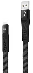 Кабель XO NB127 Spring USB-A - Lightning 2.1a 1.2м cable Black - фото Кабель XO NB127 Spring USB-A - Lightning 2.1a 1.2м cable Black