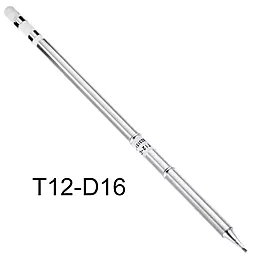Паяльне жало з двостороннім зрізом HAKKO T12-D16 - фото Паяльне жало з двостороннім зрізом HAKKO T12-D16