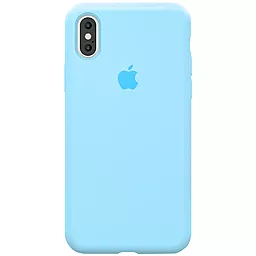 Чехол Silicone Case Full для Apple iPhone X, iPhone XS Marine Green