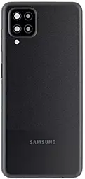 Задняя крышка корпуса Samsung Galaxy A12 A125 / Galaxy A12s A127 / Galaxy M12 M125 со стеклом камеры Original Black - фото Задняя крышка корпуса Samsung Galaxy A12 A125 / Galaxy A12s A127 / Galaxy M12 M125 со стеклом камеры Original Black