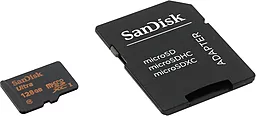 Карта памяти SanDisk microSDXC 128GB Ultra Class 10 UHS-I + SD-адаптер (SDSQUNC-128G-GN6IA)