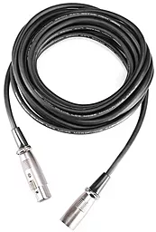 Аудио кабель Takstar C6-2 XLR F/M cable 6 м black - фото Аудио кабель Takstar C6-2 XLR F/M cable 6 м black
