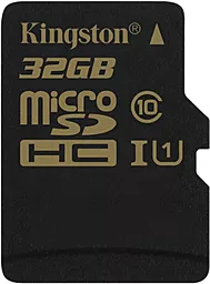 Карта памяти Kingston microSDHC 32GB Class 10 UHS-I U1 (SDCA10/32GBSP)